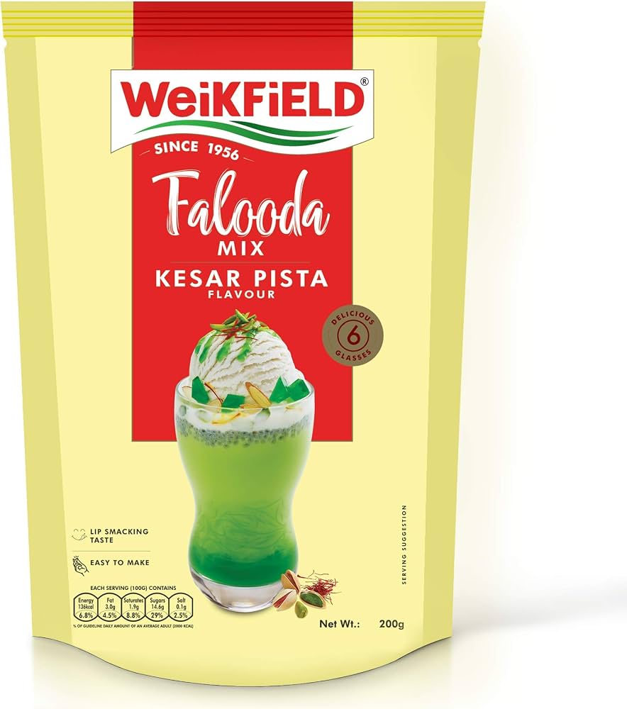 Weikfield Falooda Kesar Pista Mix Powder
