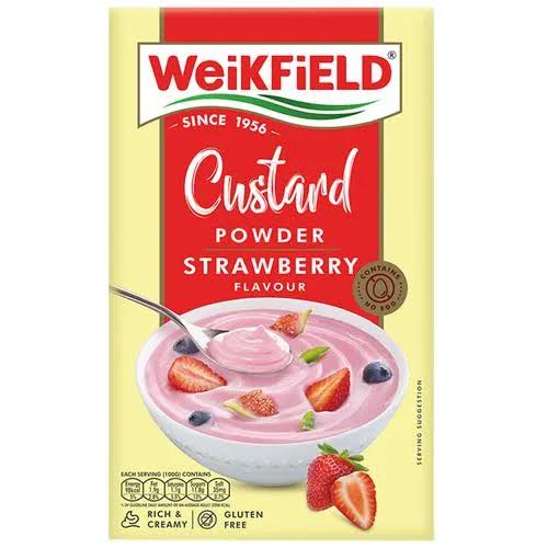 Weikfield Custard Strawberry Powder