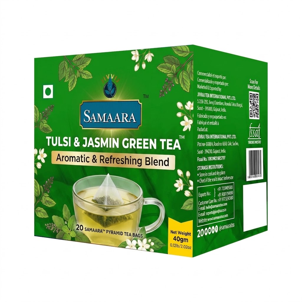 Samaara Tulsi & Jasmin Green Tea