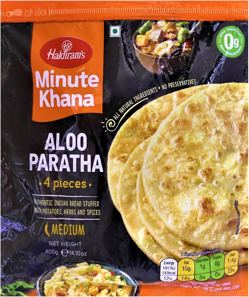 Minute Khana Aloo Paratha (Medium) 4 Pieces - 400g