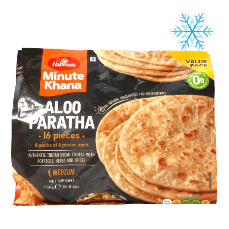 Minute Khana Aloo Paratha (Medium) Value Pack 16 Pieces - 1.6kg