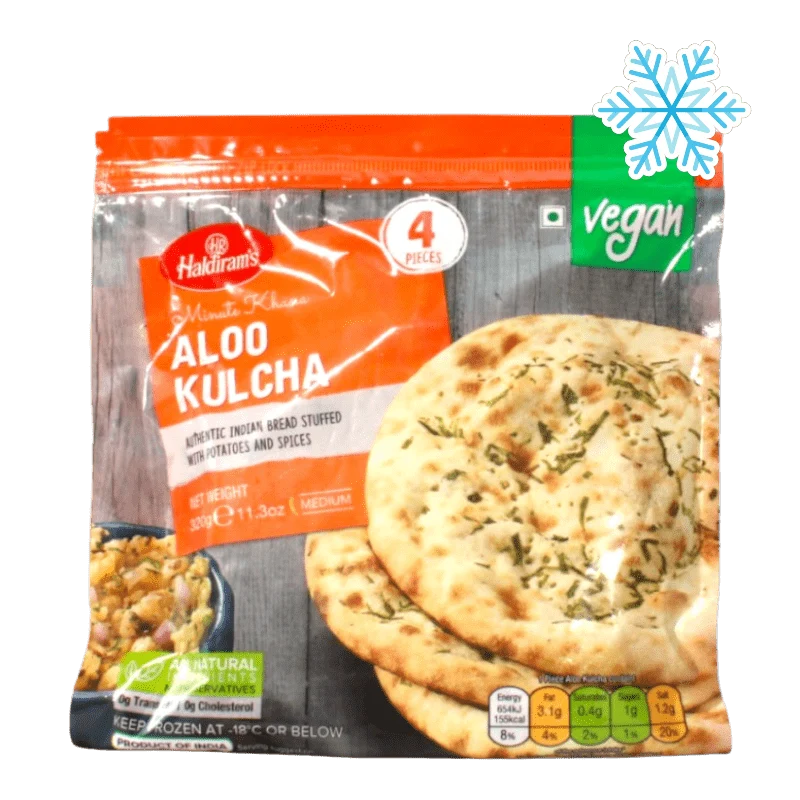 Minute Khana Aloo Kulcha (Medium&Vegan) 4 Pieces - 320g